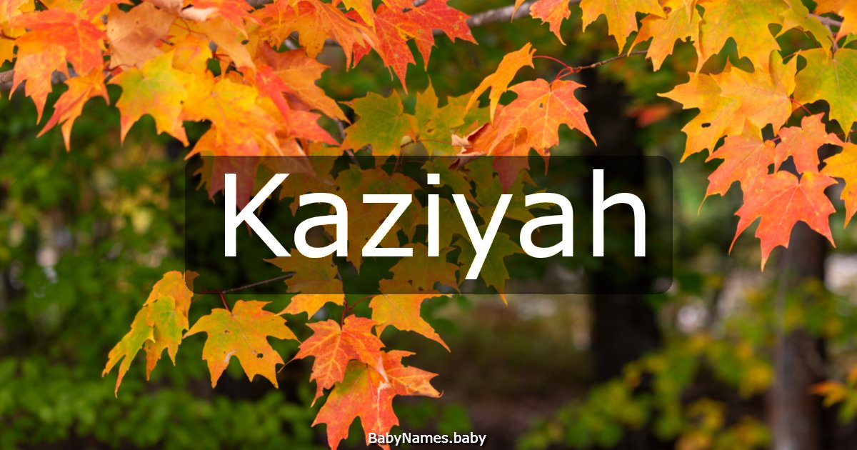 Kaziyah