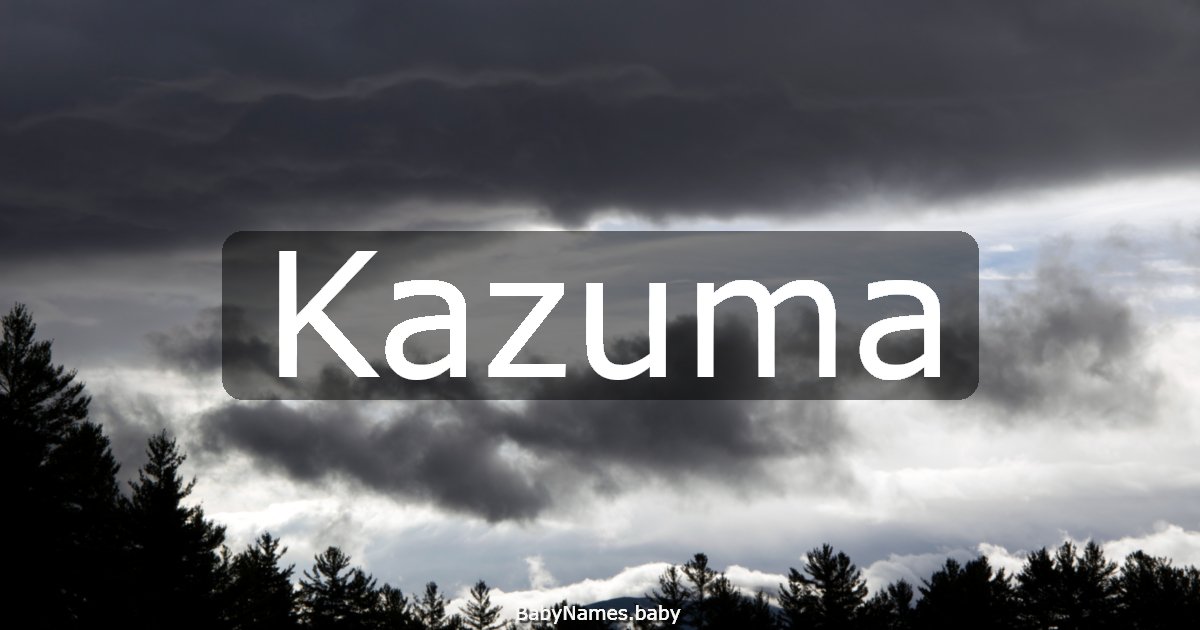 Kazuma