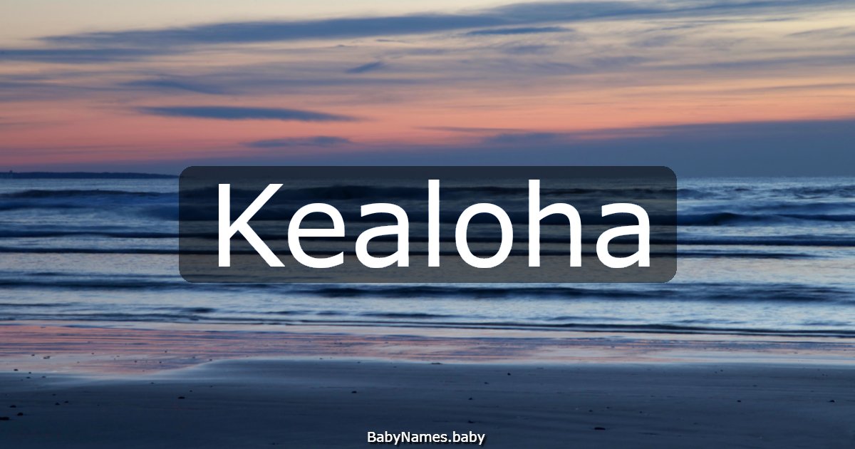 Kealoha