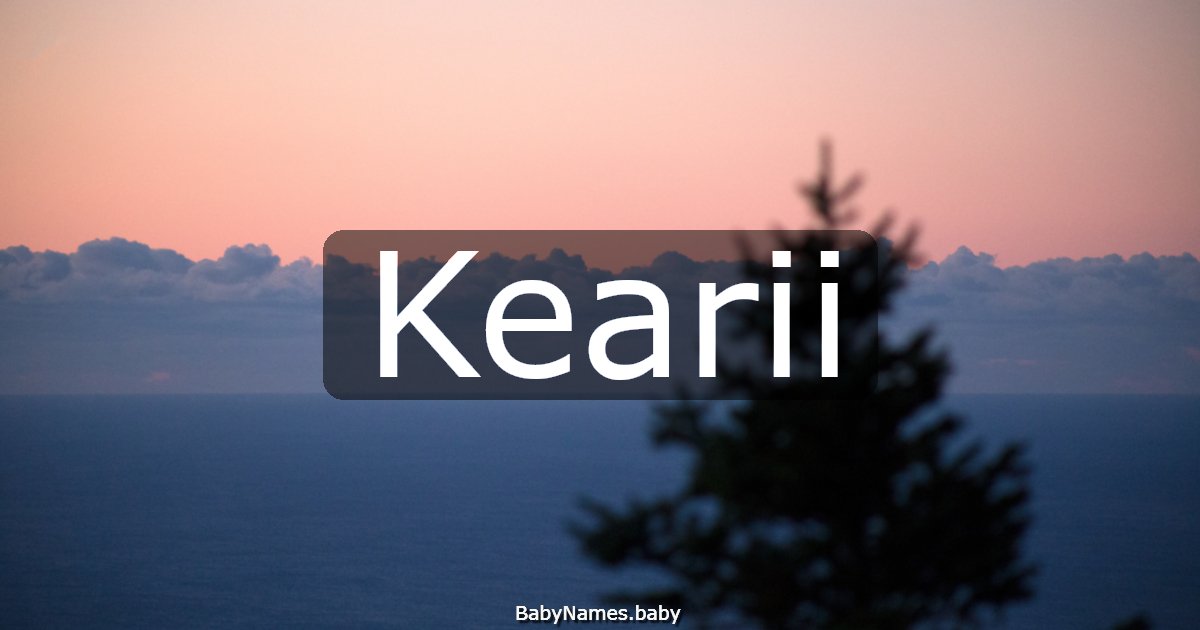 Kearii