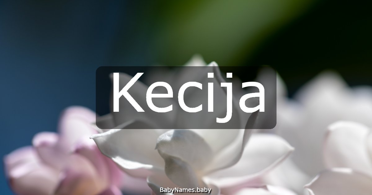 Kecija