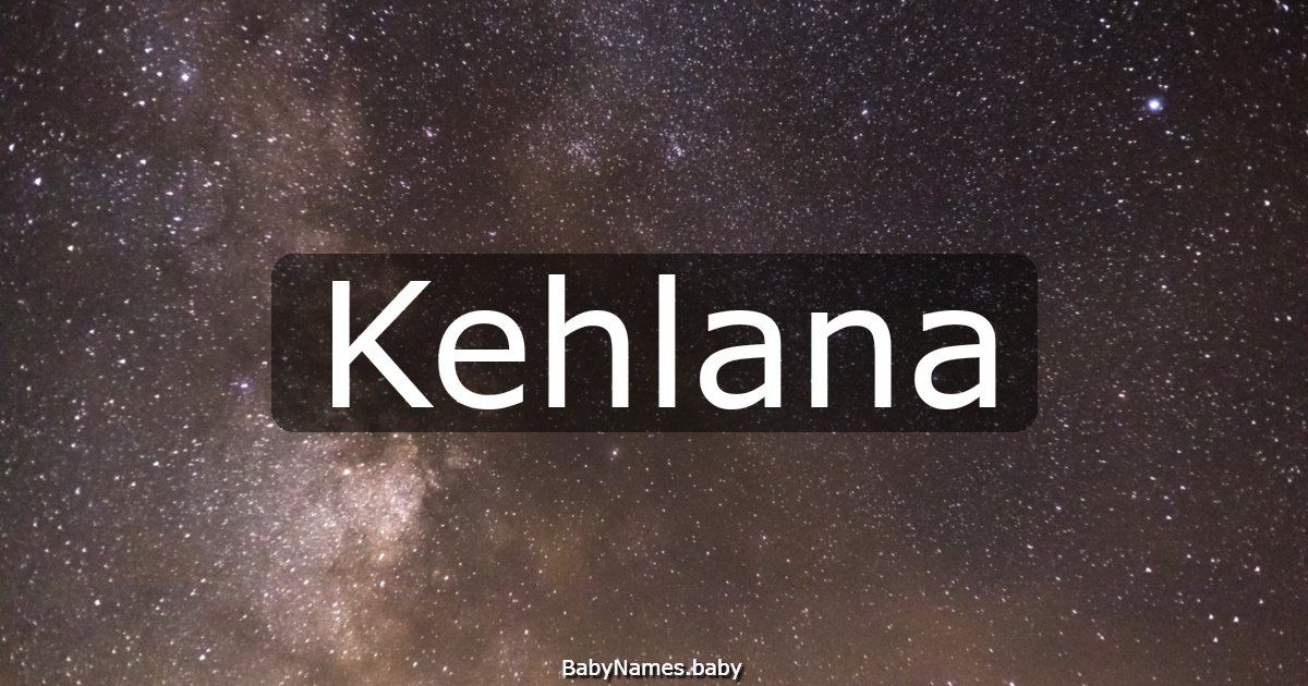 Kehlana