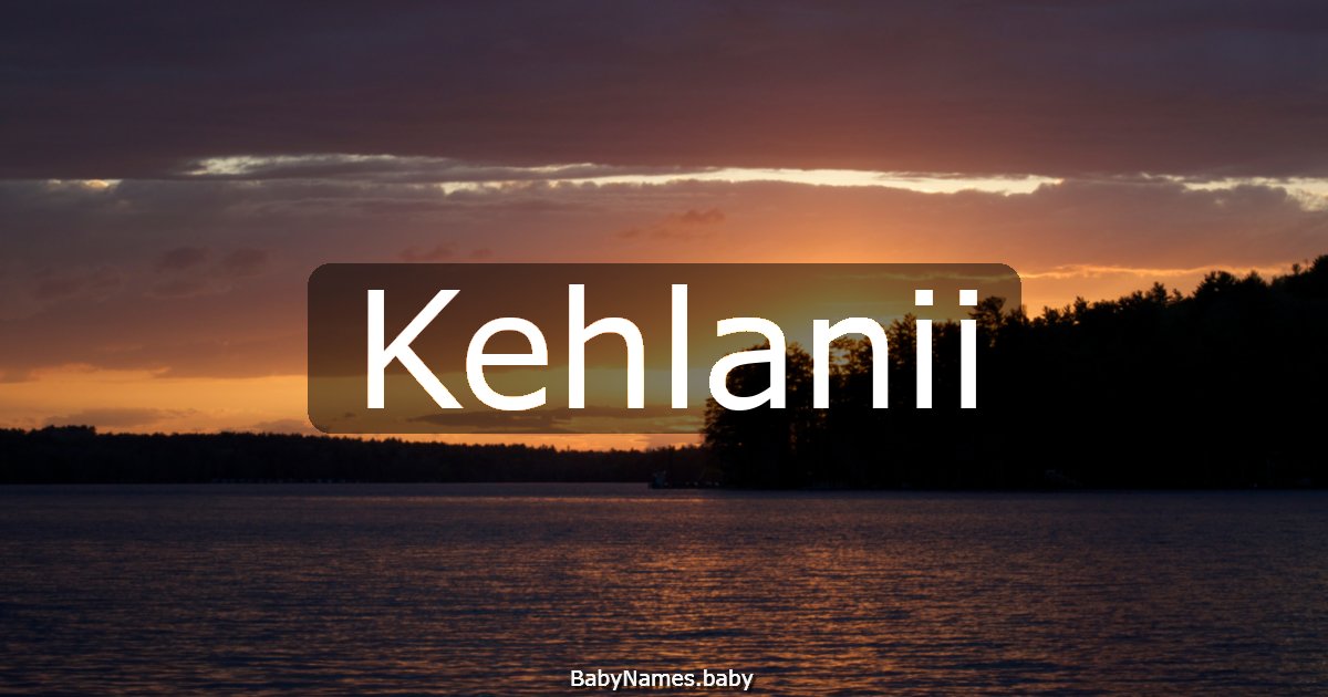 Kehlanii