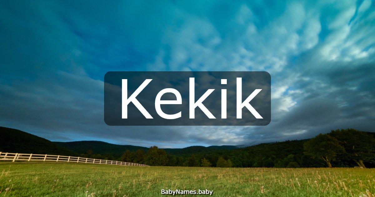 Kekik