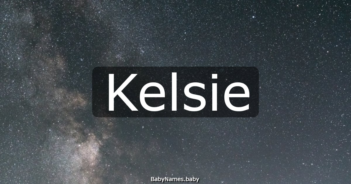 Kelsie