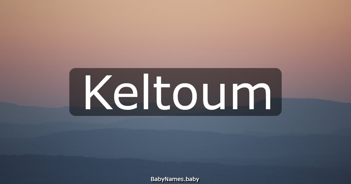 Keltoum