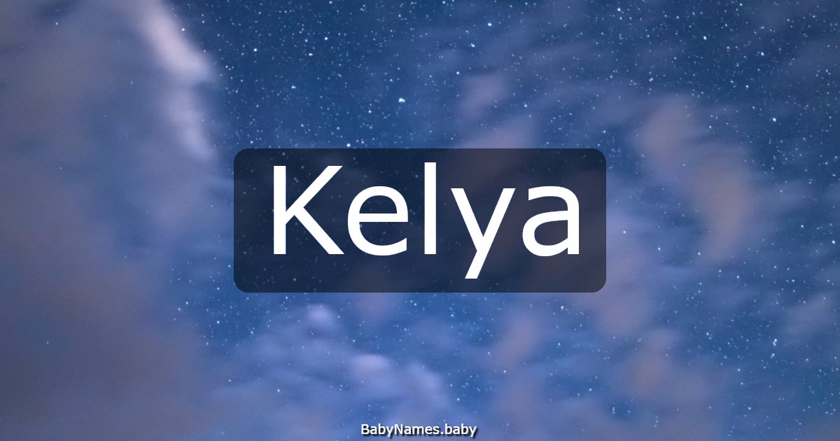 Kelya