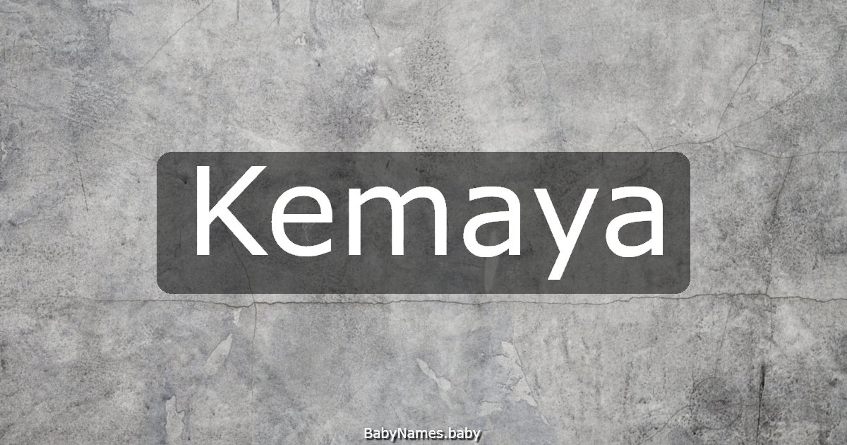 Kemaya