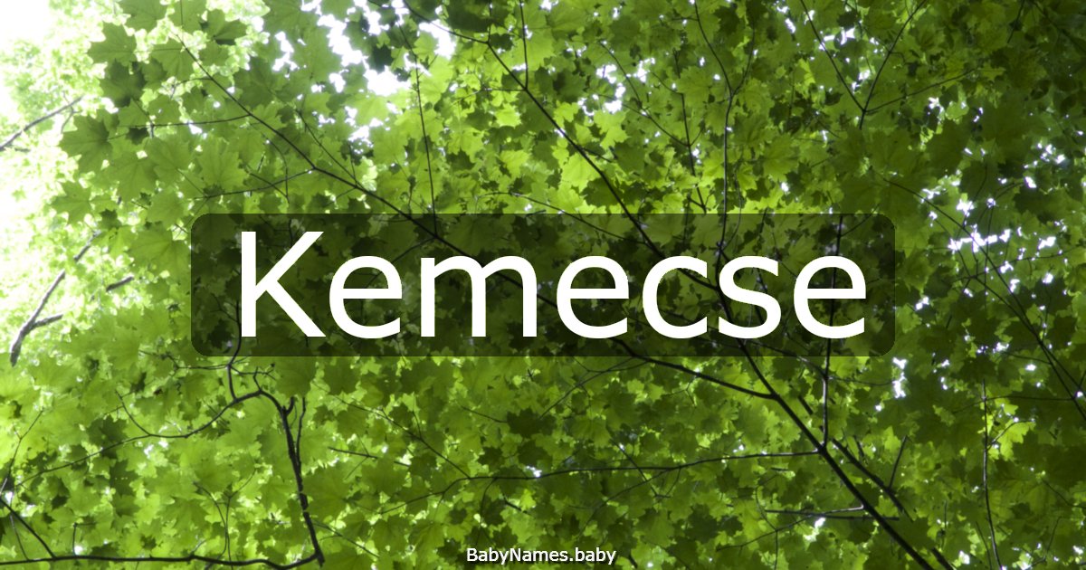 Kemecse