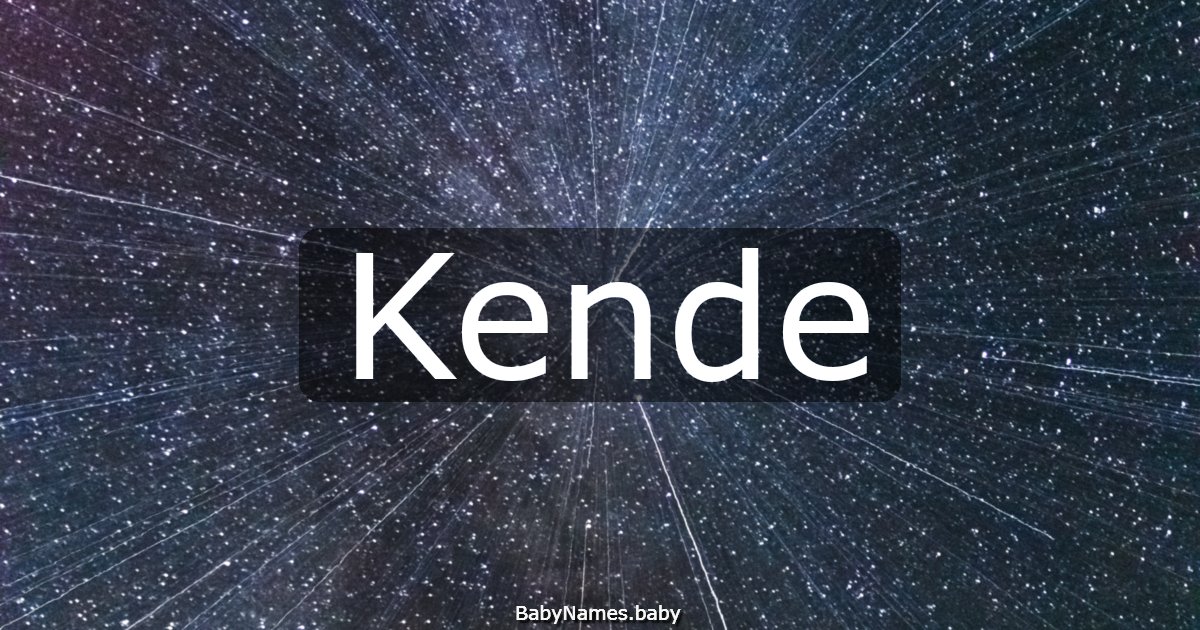Kende