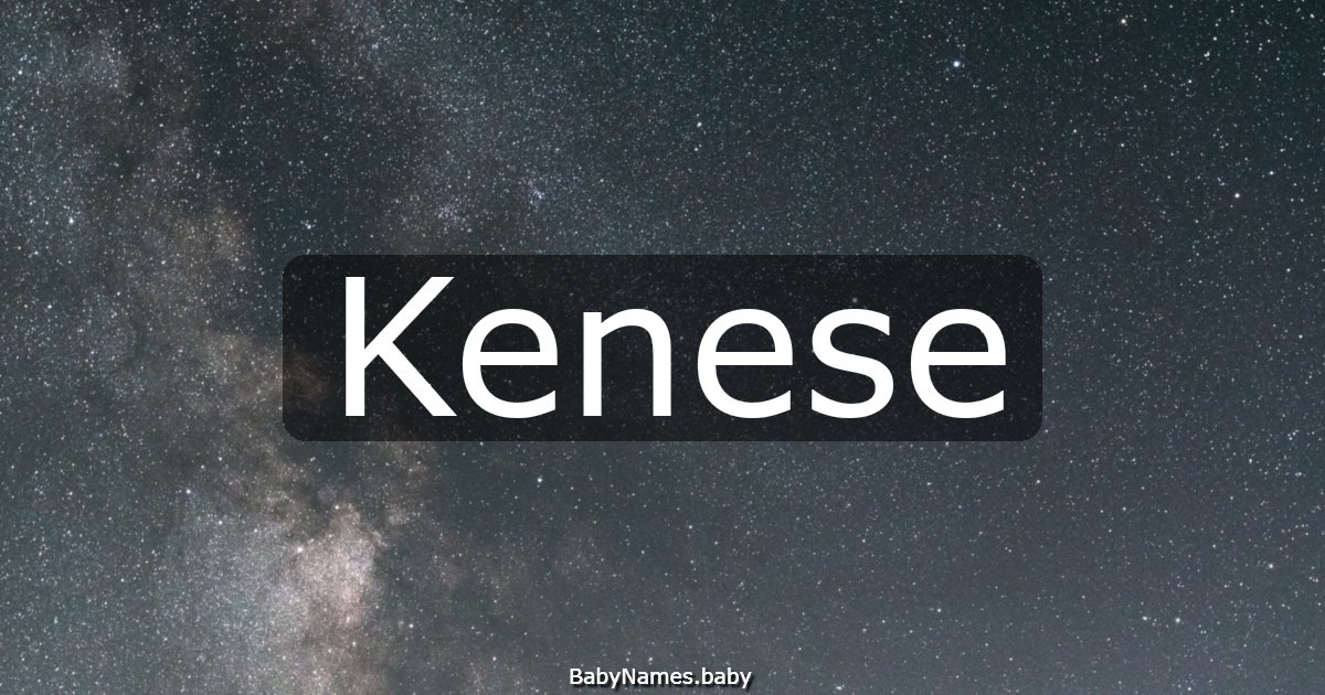 Kenese