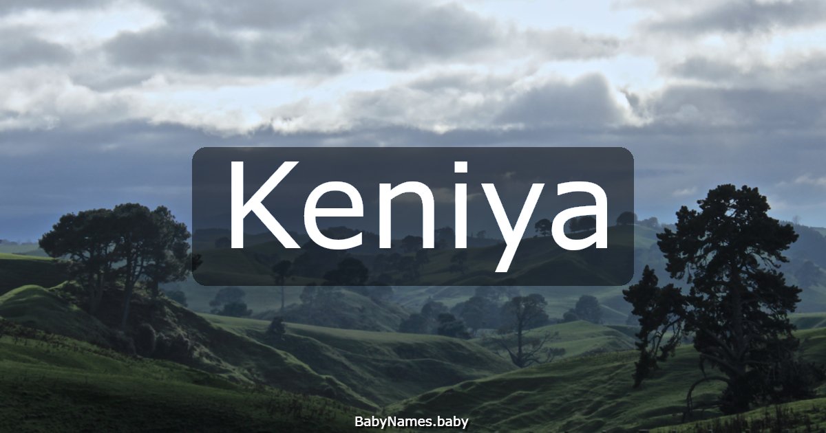 Keniya