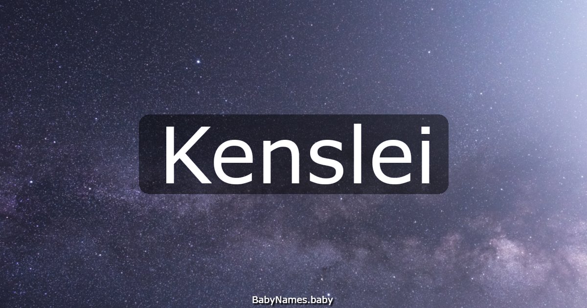 Kenslei