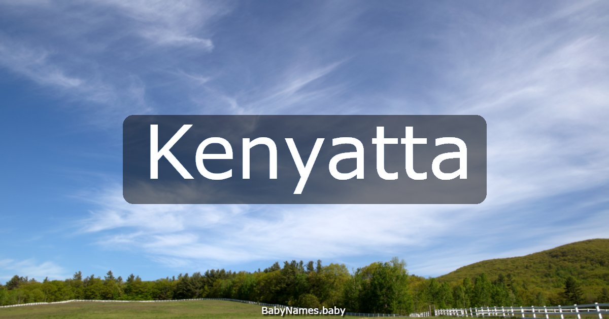 Kenyatta