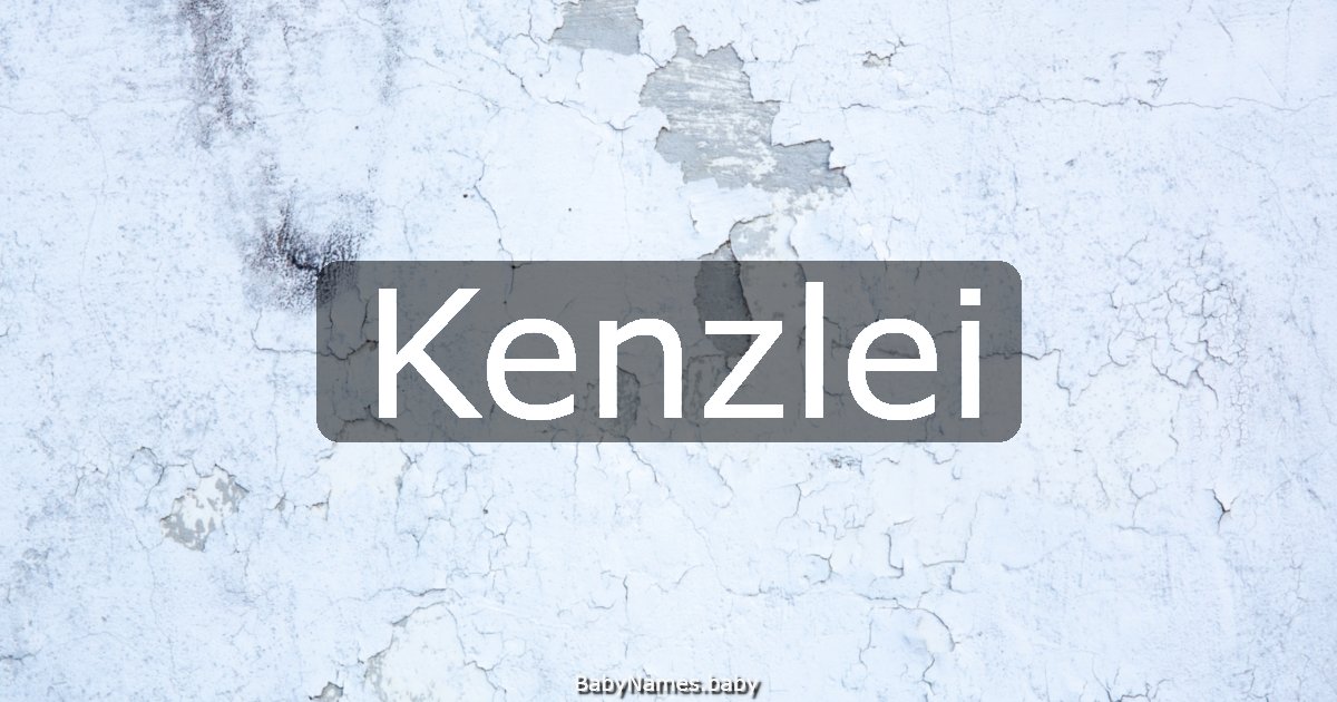 Kenzlei