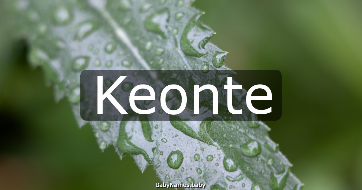 Keonte