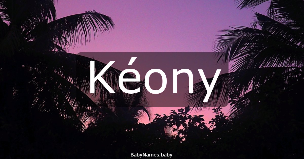 Kéony