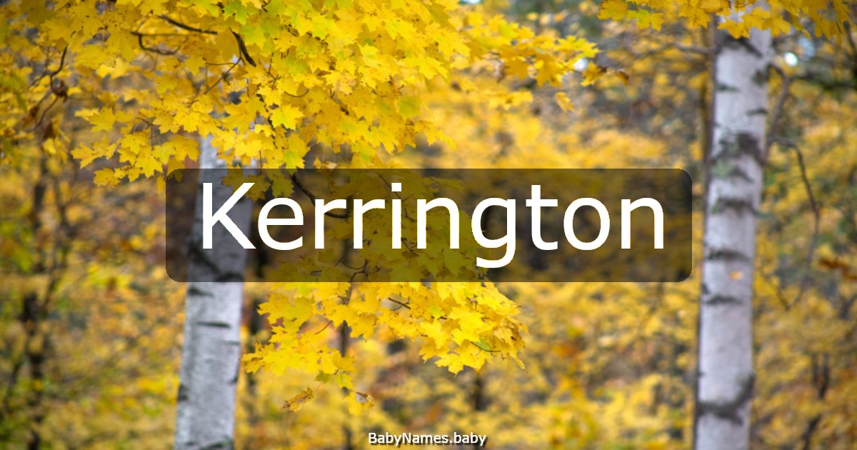 Kerrington