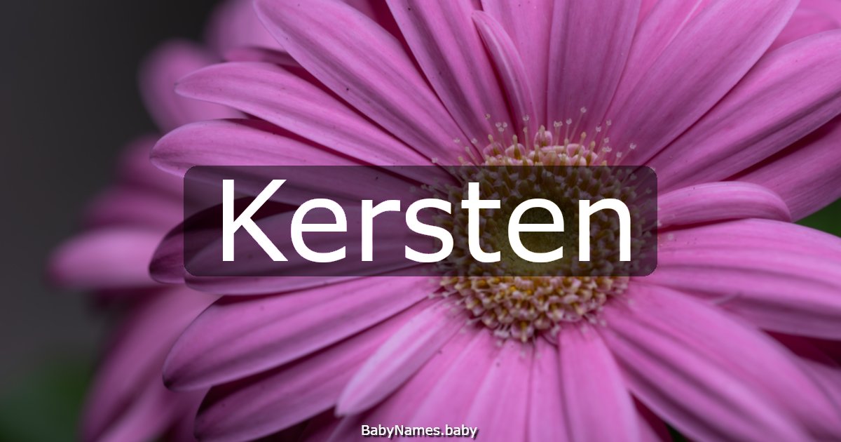 Kersten