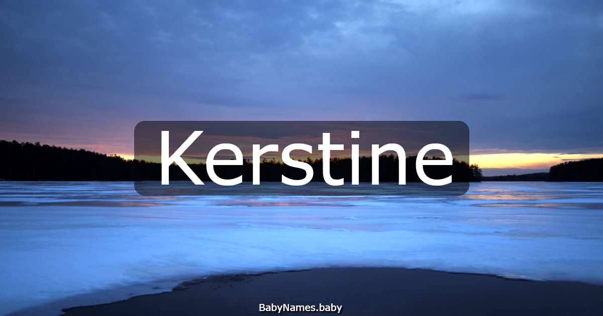 Kerstine