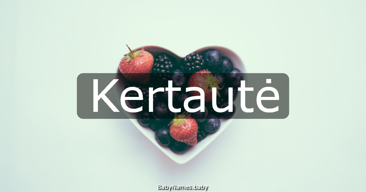 Kertautė
