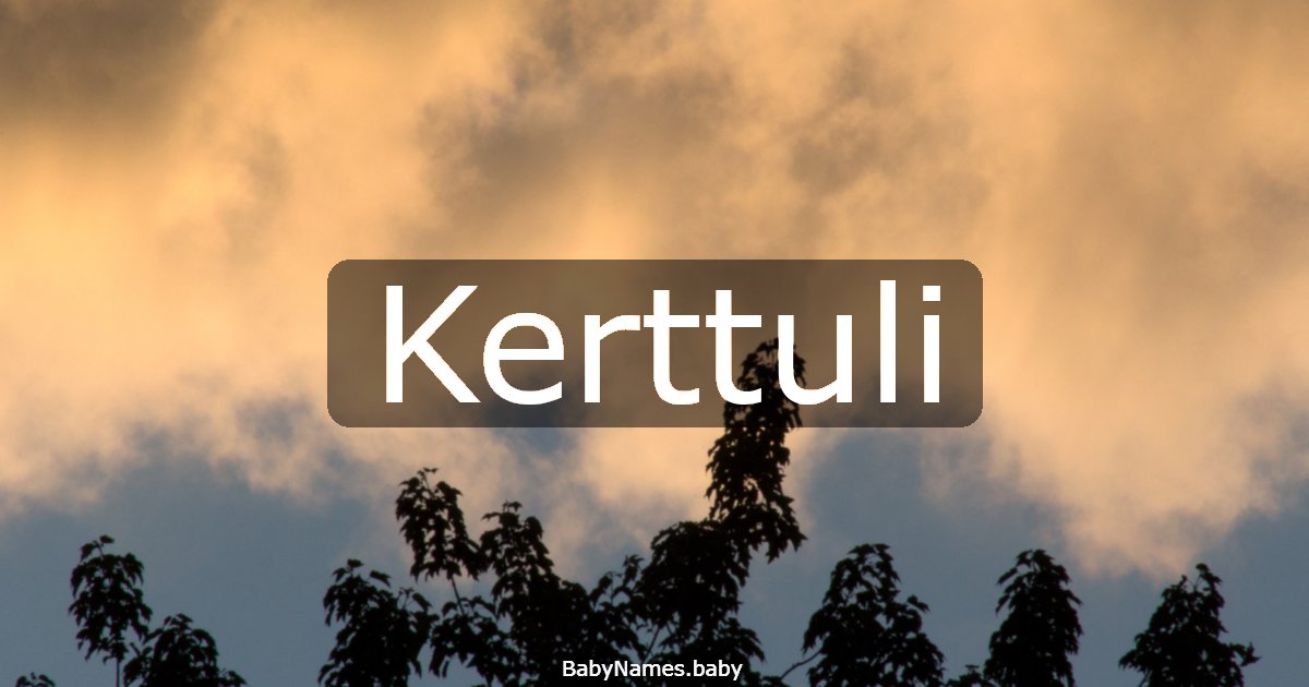 Kerttuli