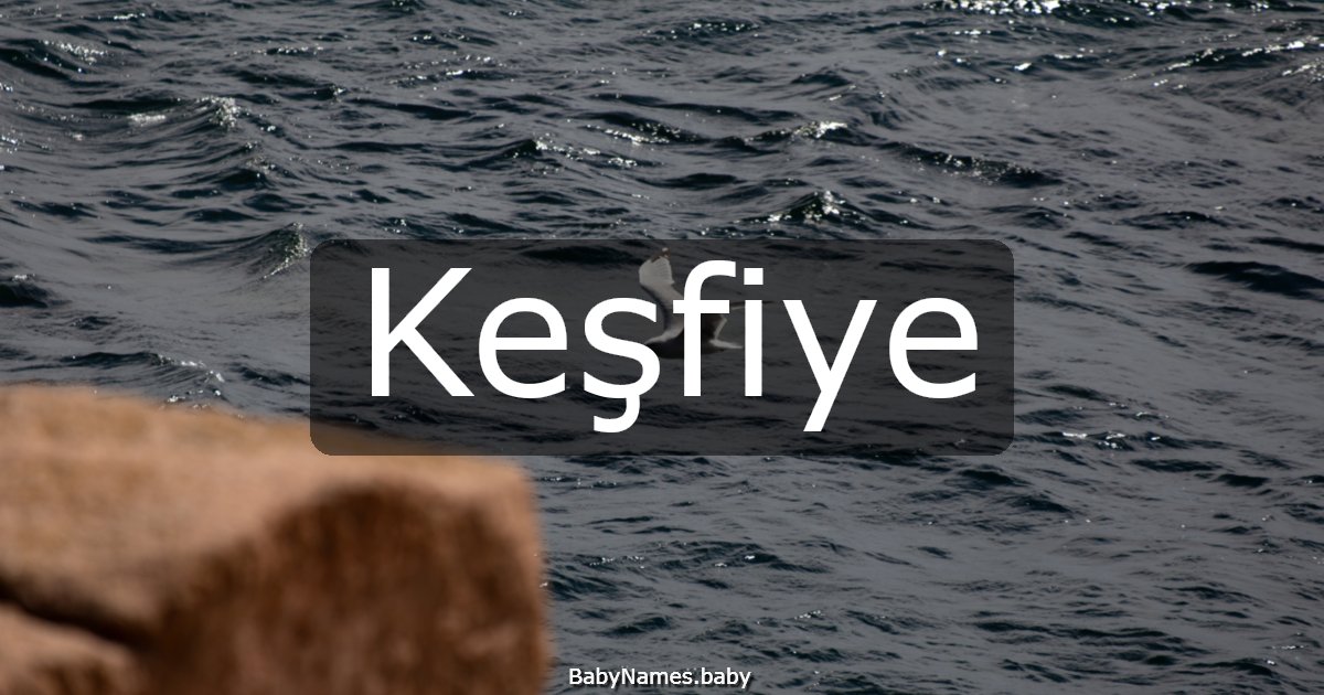 Keşfiye