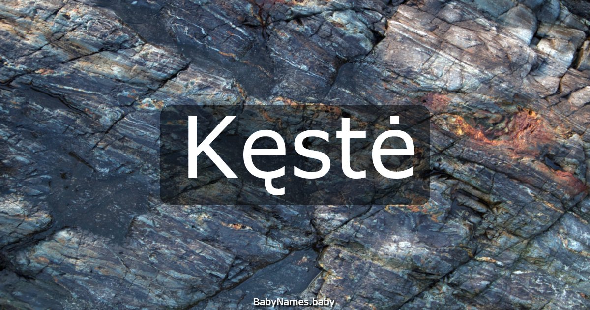Kęstė