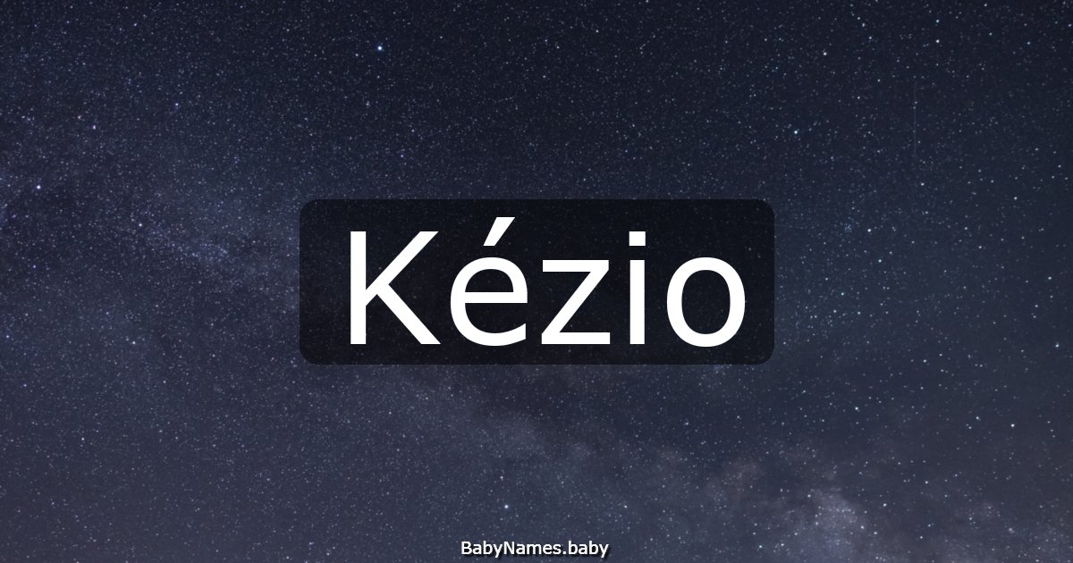 Kézio