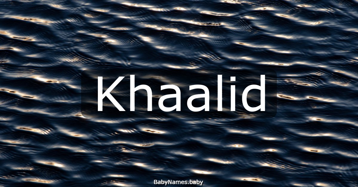Khaalid