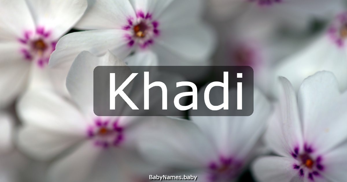 Khadi