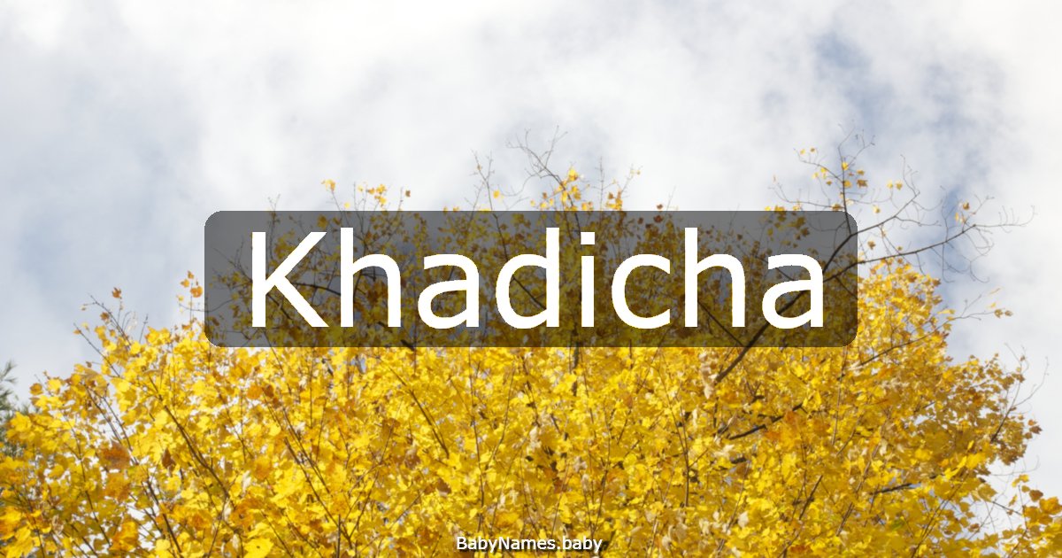 Khadicha