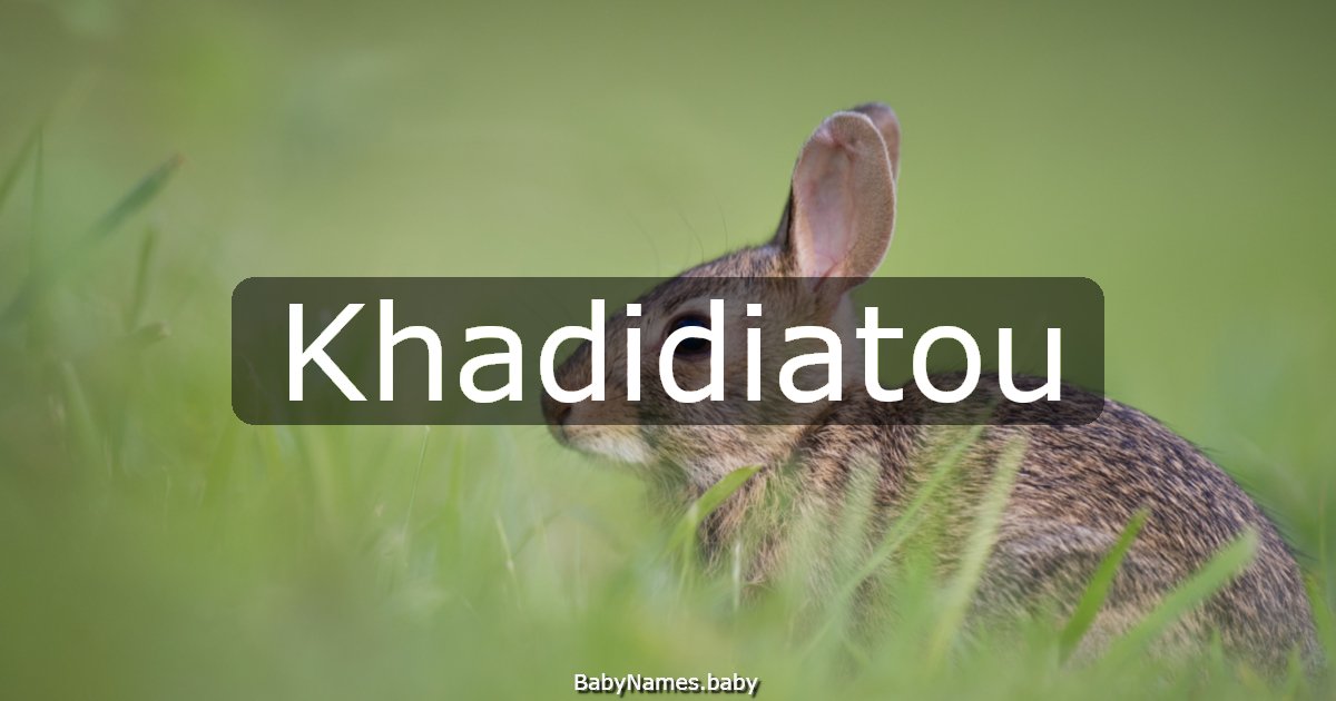 Khadidiatou