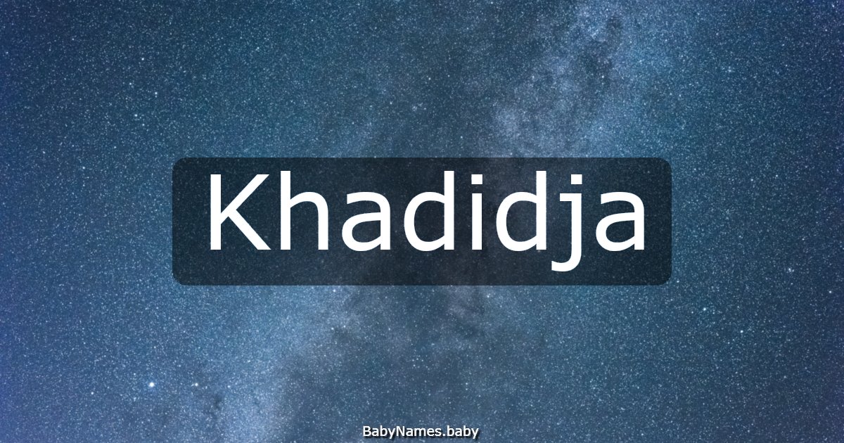 Khadidja