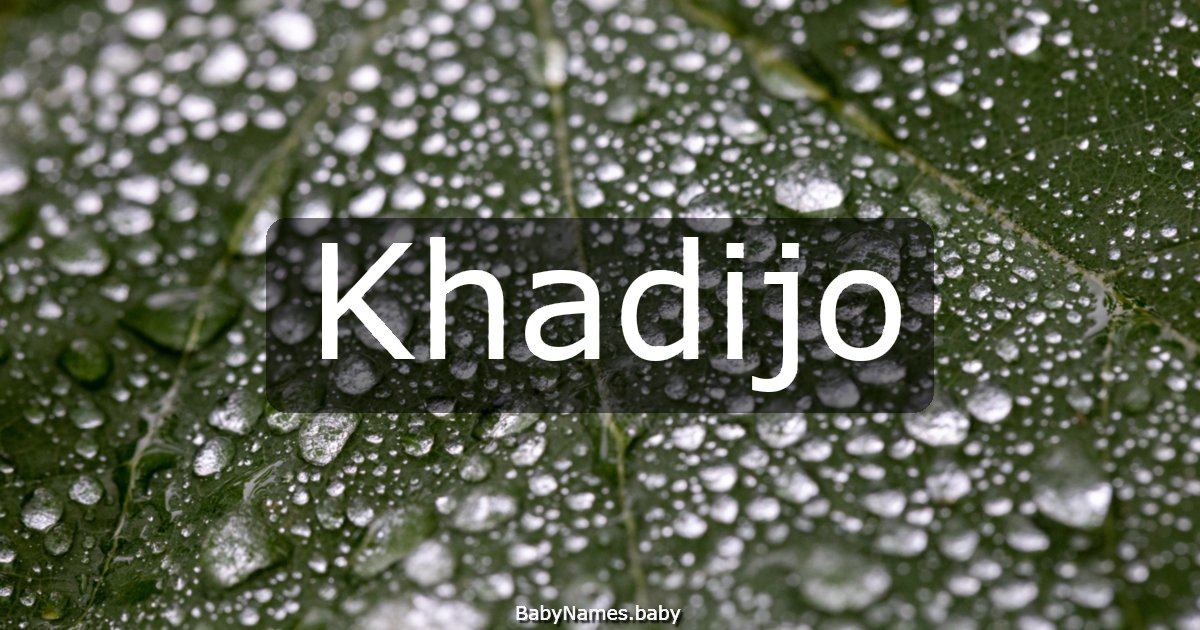 Khadijo