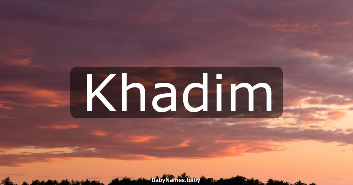 Khadim