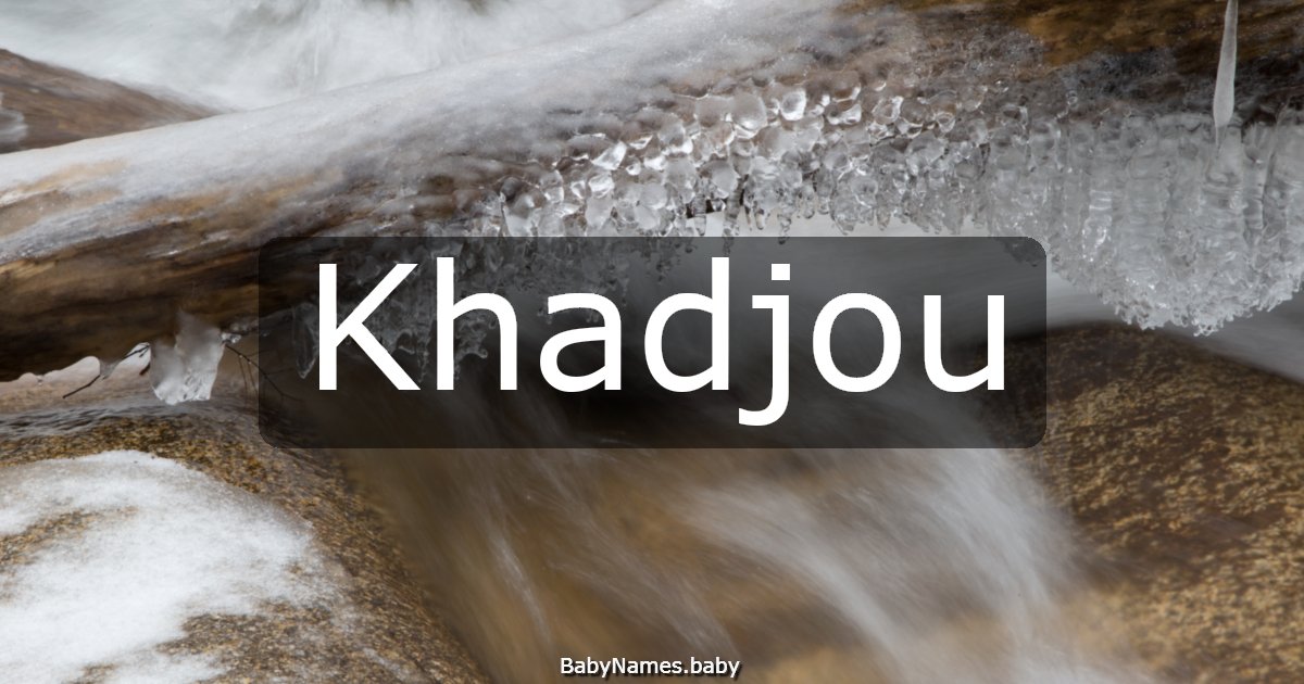 Khadjou