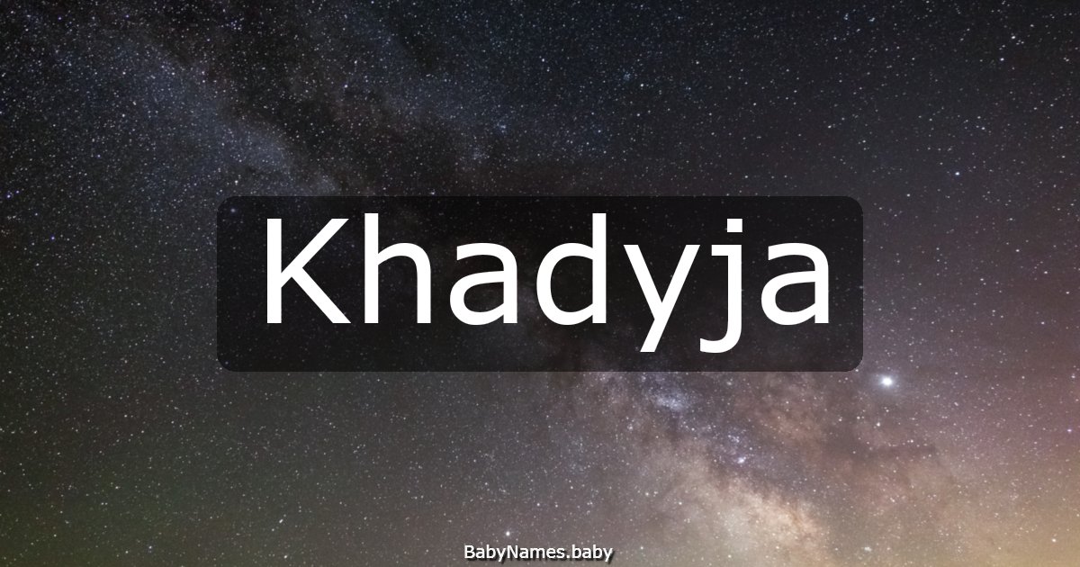 Khadyja
