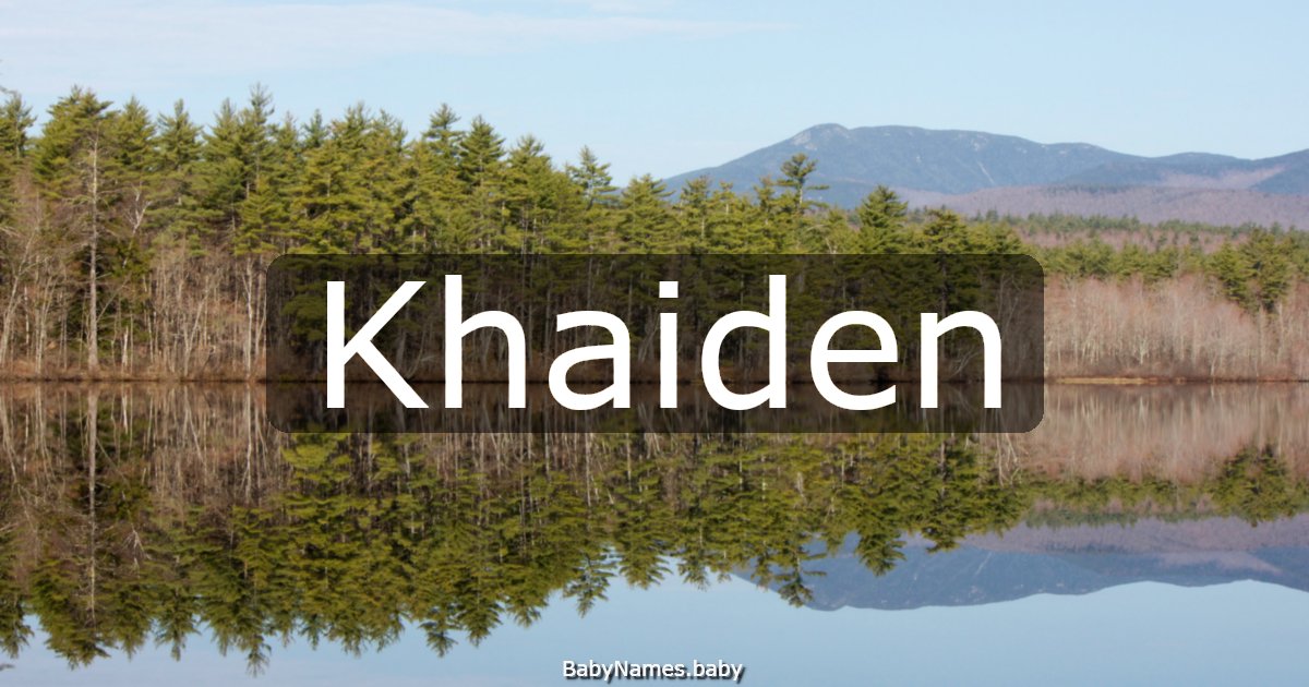 Khaiden