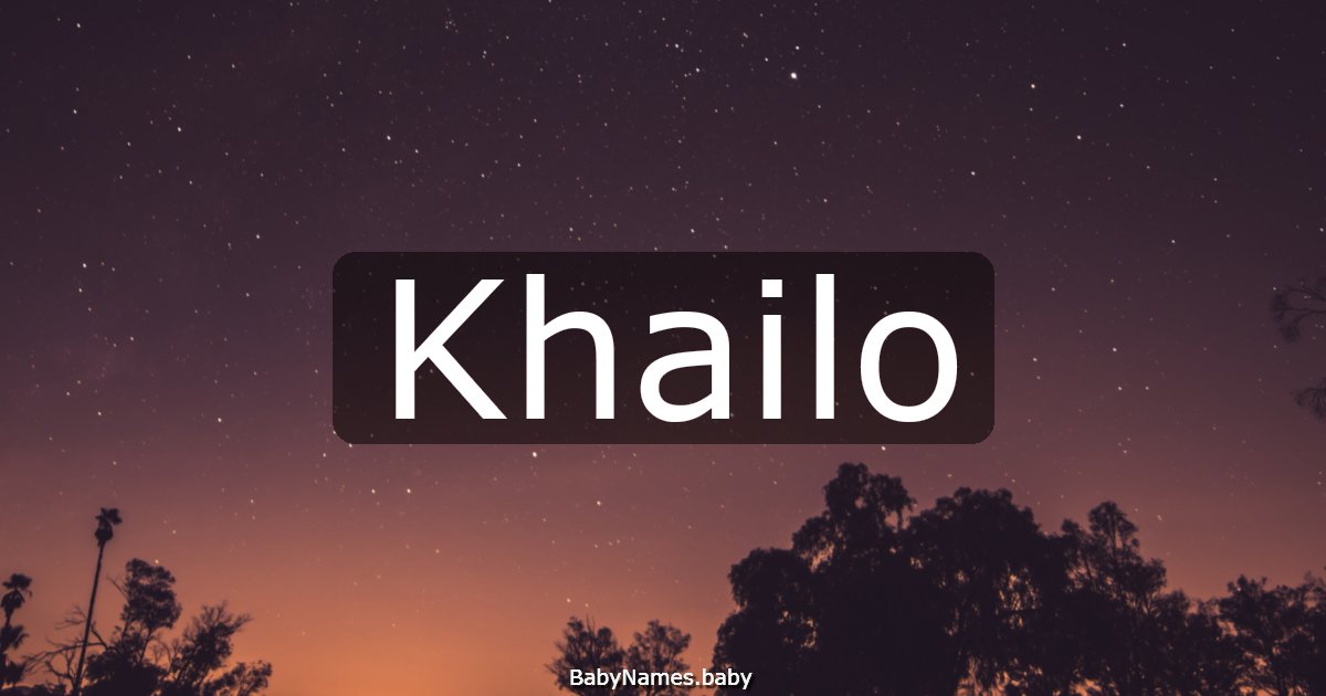 Khailo