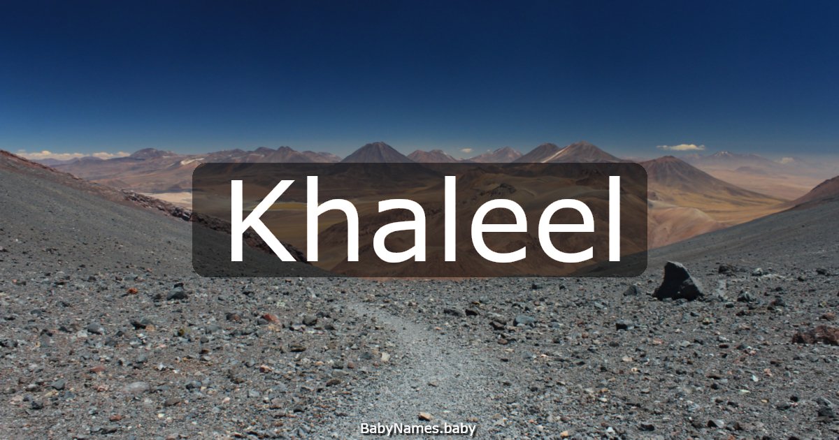 Khaleel