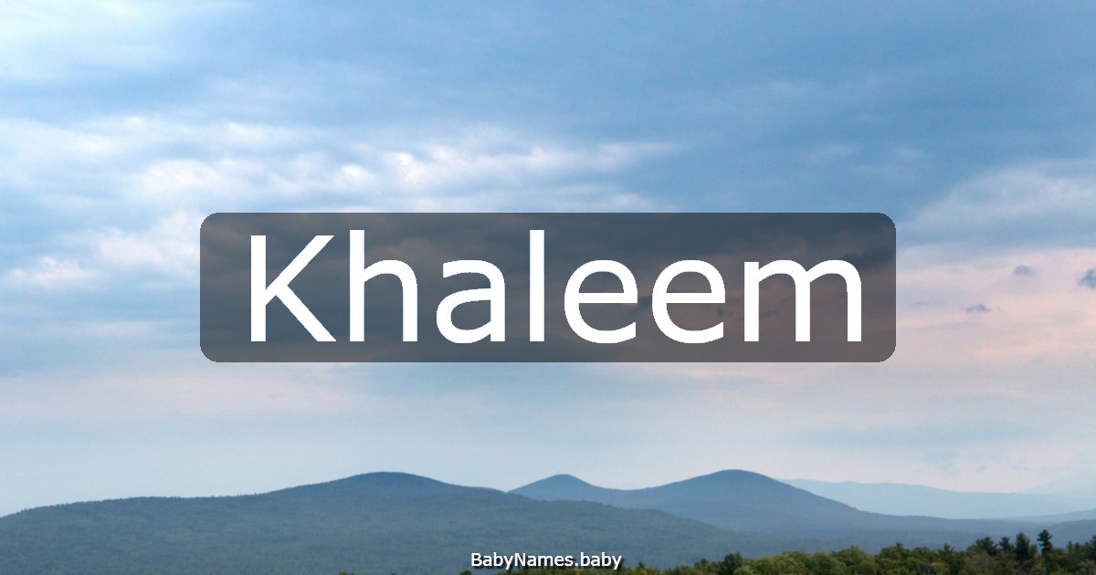 Khaleem