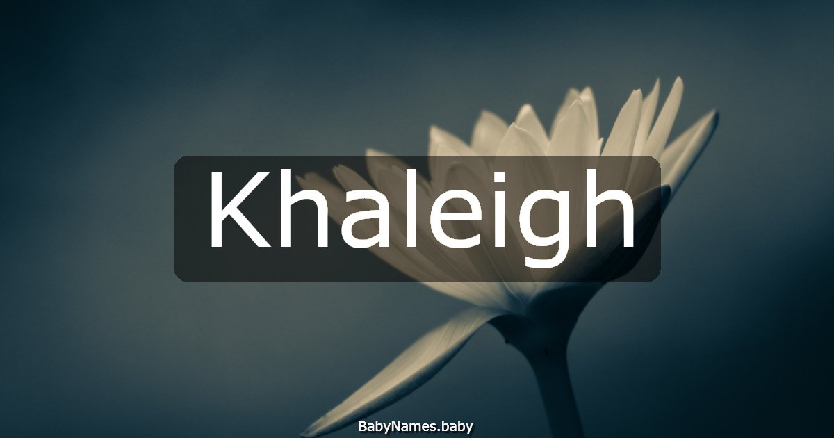 Khaleigh