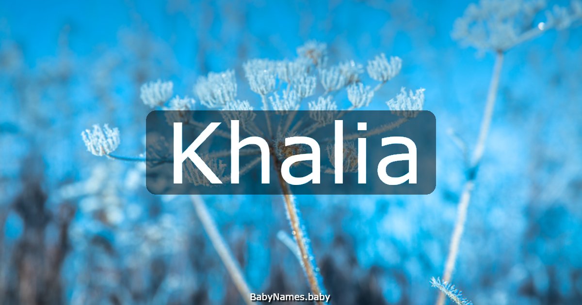 Khalia