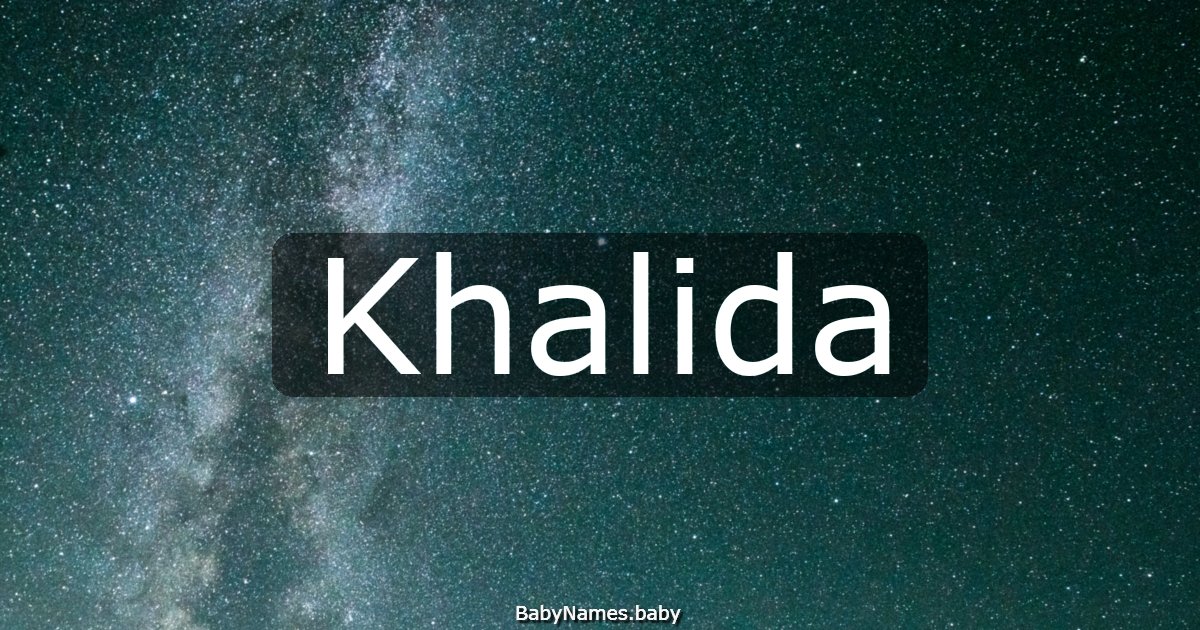 Khalida