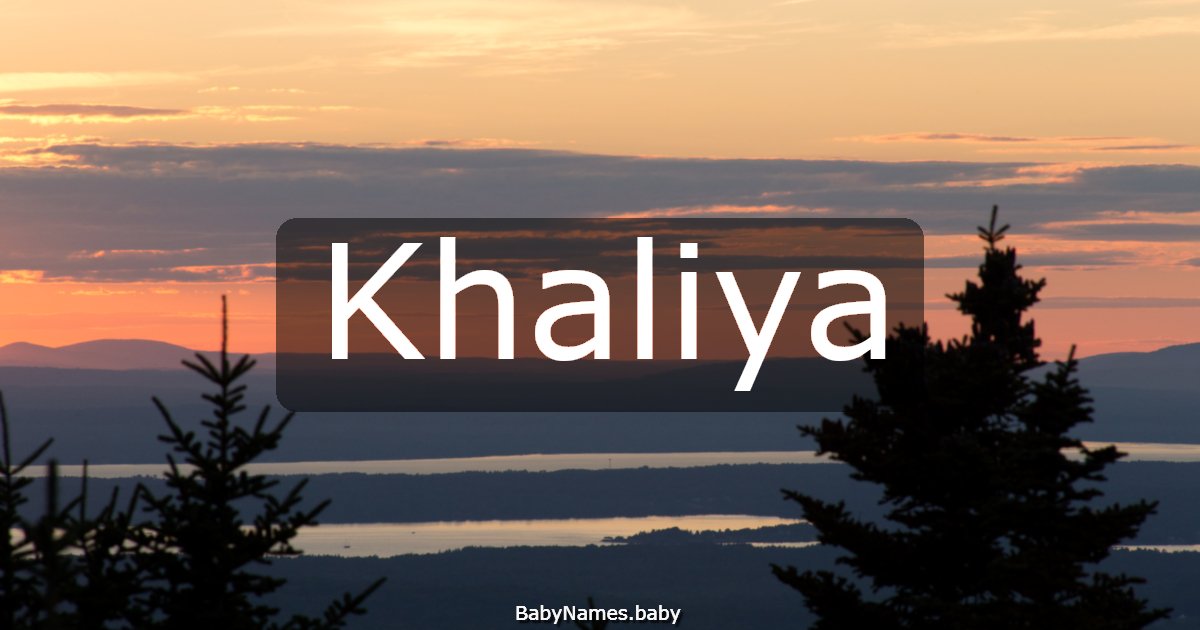 Khaliya