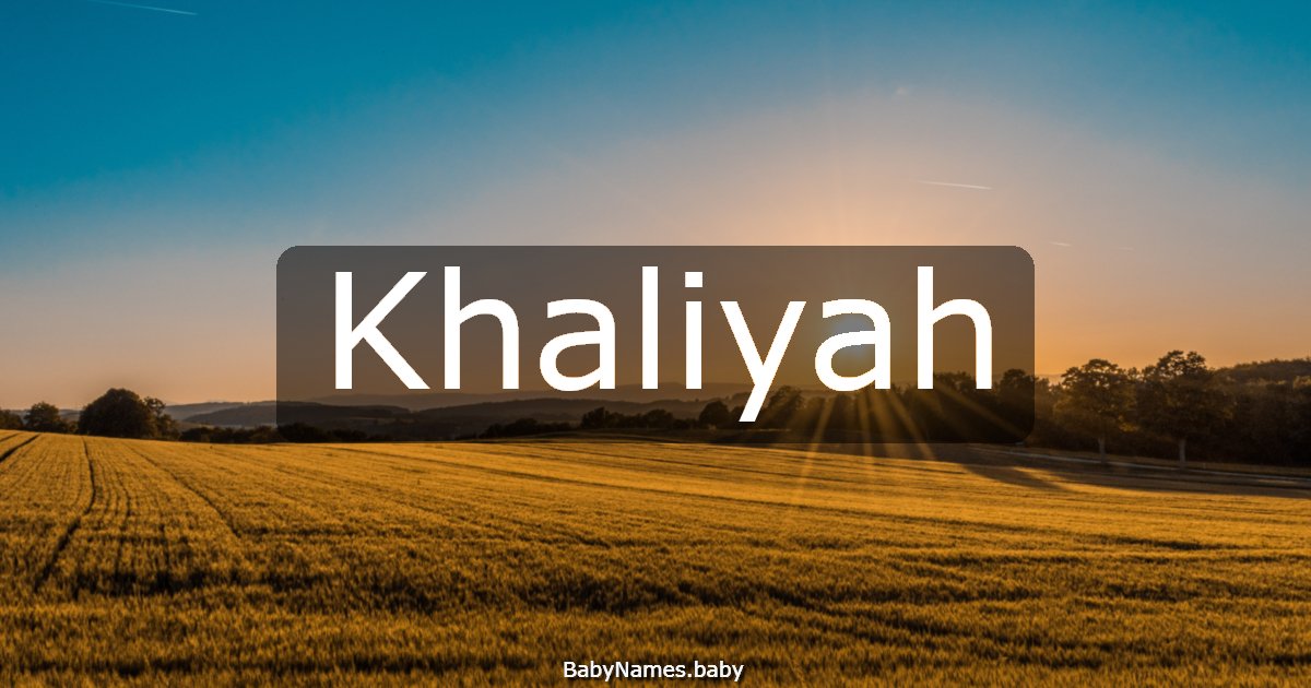 Khaliyah