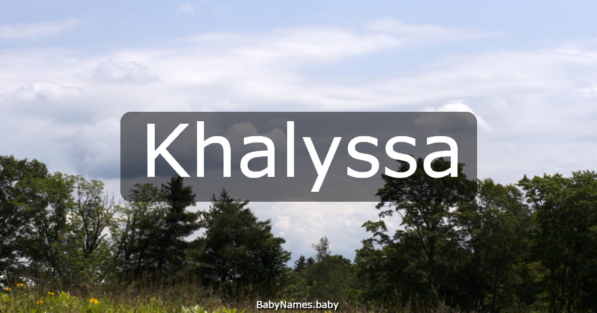 Khalyssa