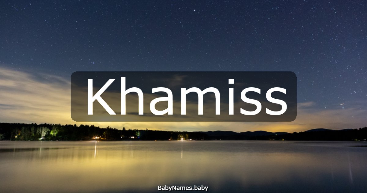 Khamiss