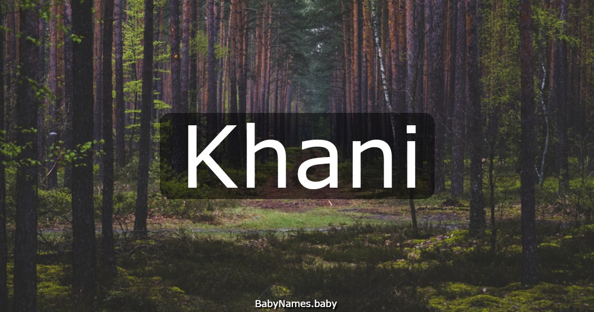 Khani